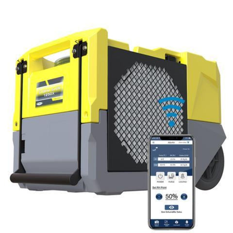Image of Alorair Smart Wifi Dehumidifier, 125 Ppd High Performance, Commercial Dehumidifier With Pump, Compact, Portable, Cetl Listed, 5 Years Warranty, Industrial Dehumidifier For Disaster Restoration, Yellow