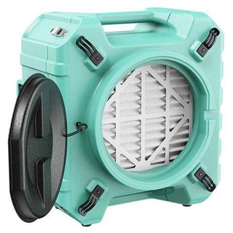 Image of Alorair Pureairo Hepa Pro 770 Green Industrial Air Scrubber, 3-Stage Filtration System, 550 Cfm, Gfci Outlet, Negative Air Machine, Air Cleaner For Water Damage Restoration