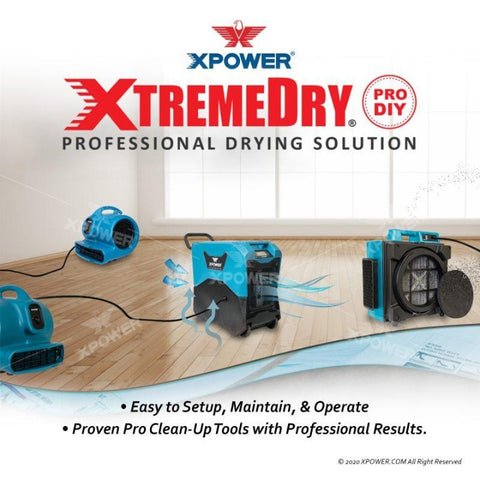 Image of XPOWER XtremeDry® Pro-DIY Restoration Clean-Up Tool Kit
