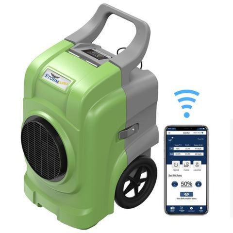 Image of Alorair Storm Elite Smart Wifi Dehumidifier, 125 Ppd Commercial Dehumidifier With Pump, Roto-Mold Body, Lcd Display, Cetl, 5 Years Warranty, Industrial Dehumidifier For Disaster Restoration