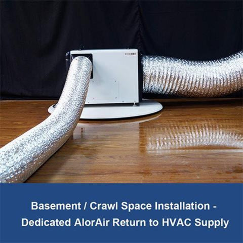 Image of ALORAIR SENTINEL HDI90 DUCT-ABLE VERSION BASEMENT/CRAWL SPACE DEHUMIDIFIERS 198 PPD (SATURATION) 90 PINTS (AHAM), CONDENSATE PUMP, AUTO DEFROSTING, REMOTE CONTROL (OPTIONAL)