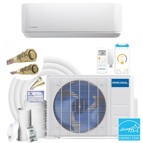 Image of MrCool DIY 18k BTU Single Zone 4th Gen 22 (Complete Unit With Outdoor Heat Pump And Indoor Wall Mount Air Handler)
