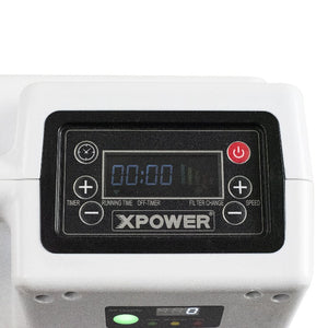 XPOWER X-2830 Commercial 4 Stage Filtration HEPA Purifier System, Negative Air Machine, airborne Air Cleaner, Mini Air Scrubber with PM2.5 Air Quality Sensor