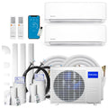 MRCOOL DIY 5th Gen 2 zone Ductless Mini-Split Inverter And Wall Mount Heat Pump System - 18,000 BTU; 230V
