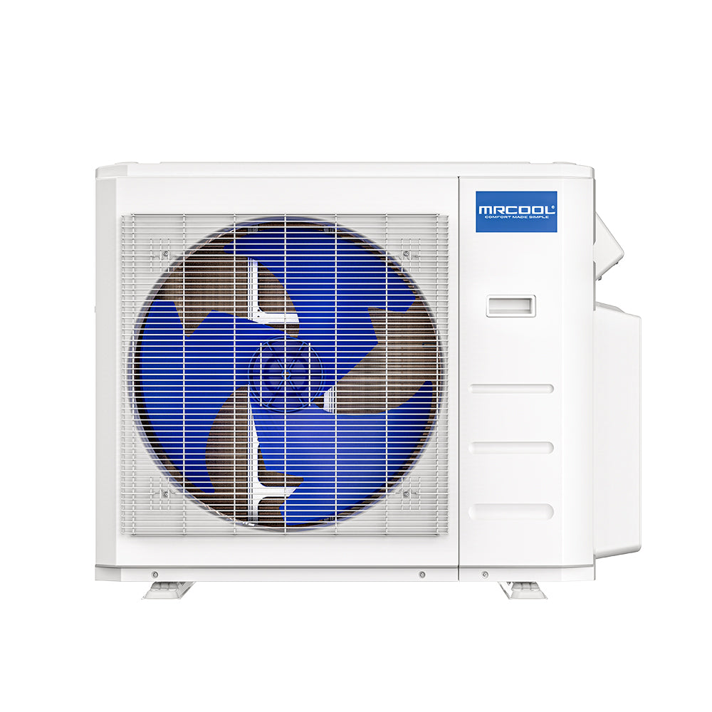MRCOOL DIY 36K BTU 4-Zone 5th Gen Ductless Heat Pump Condenser With 6k+6k+6k+12k Wall Mount Air Handlers Bundle
