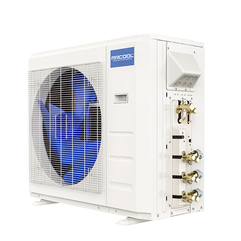 Image of MRCOOL DIY 27K BTU 4th Generation 3-Zone Ductless Heat Pump Condenser With 9k+12k+12k Wall Mount Air Handler