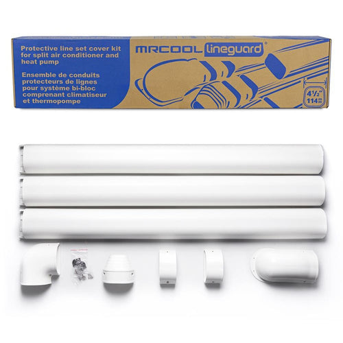 Mr Cool LineGuard 4.5" and Line Set Cover - 12 ft